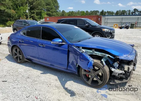 2020 Genesis G70 Prestige из США, поврежденный, VIN KMTG34LE7LU058061